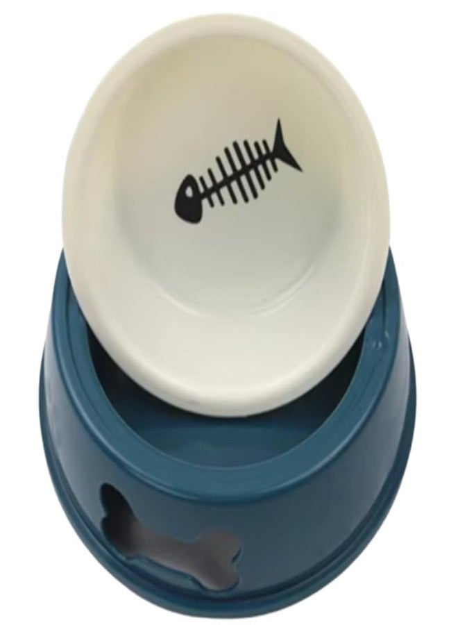 KittuPet وعاء كيتو بيت للكلاب، مانع للانسكاب، قاعدة مطاطية، مناسب للكلاب متوسطة الحجم، للطعام والماء - Image 4